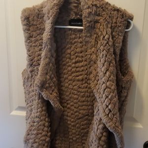 Fluffy vest